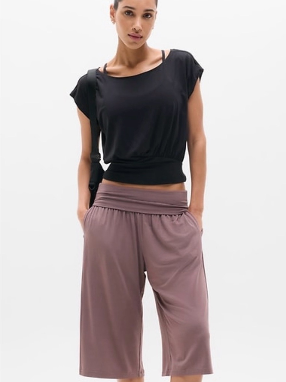 NWT Athleta Dream Drape Tee - Picture 3 of 4